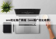 seo优化推广教程（seo推广优化收费）