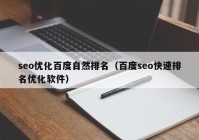 seo优化百度自然排名（百度seo快速排名优化软件）