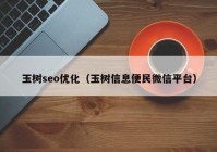 玉树seo优化（玉树信息便民微信平台）